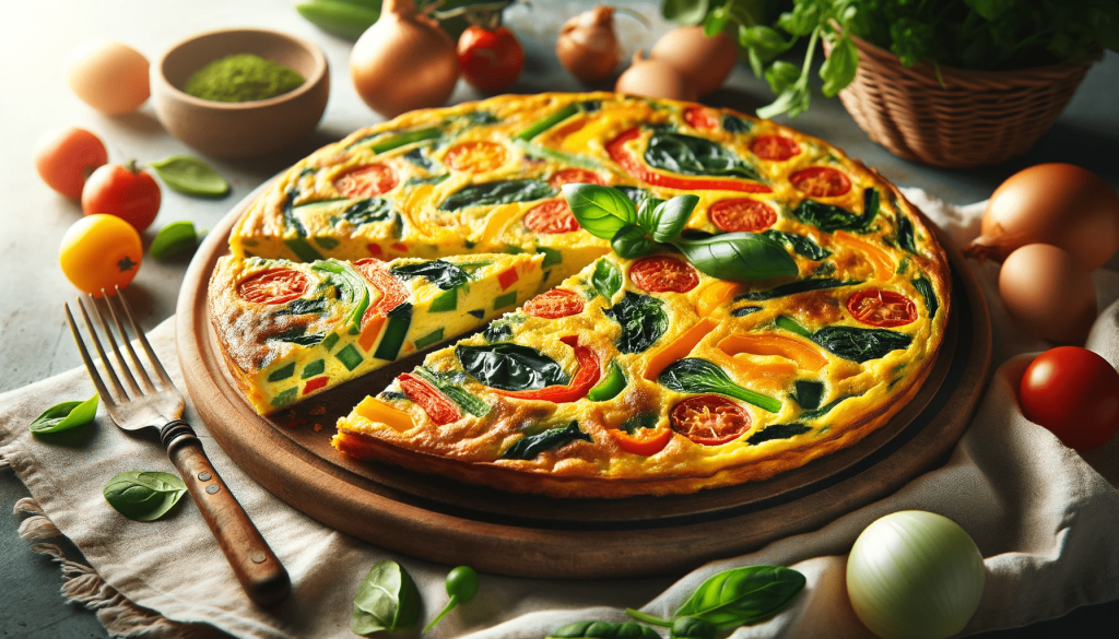 Daržovių Frittata (itališkas omletas) Daržovių Frittata (itališkas omletas)