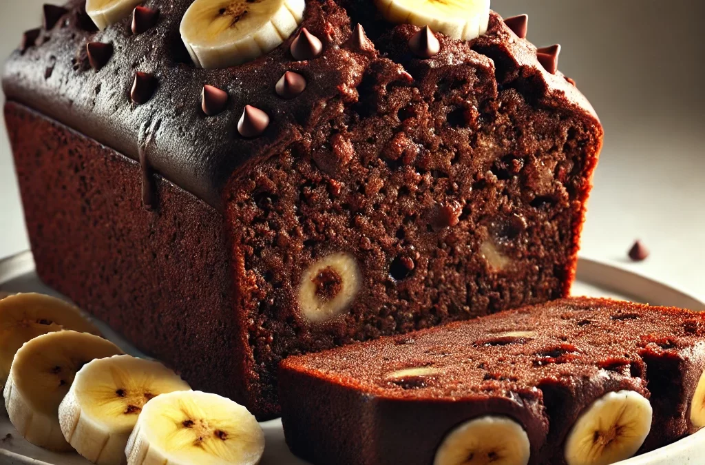 Šokoladinė bananų duona
