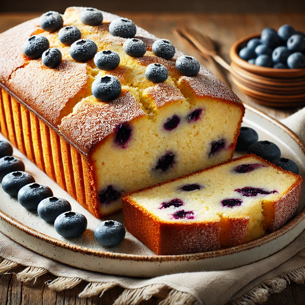 Musu Cake Varškės keksas su mėlynėmis - Musu receptai
