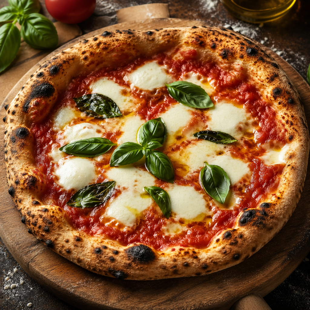 Klasikinė itališka pica Margherita Klasikinė itališka pica Margherita