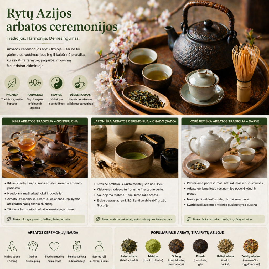 Rytų Azijos arbatos ceremonijos