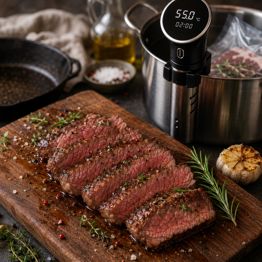 Gaminimo technikos mėsos virimas sous-vide Gaminimo technikos: mėsos virimas sous-vide