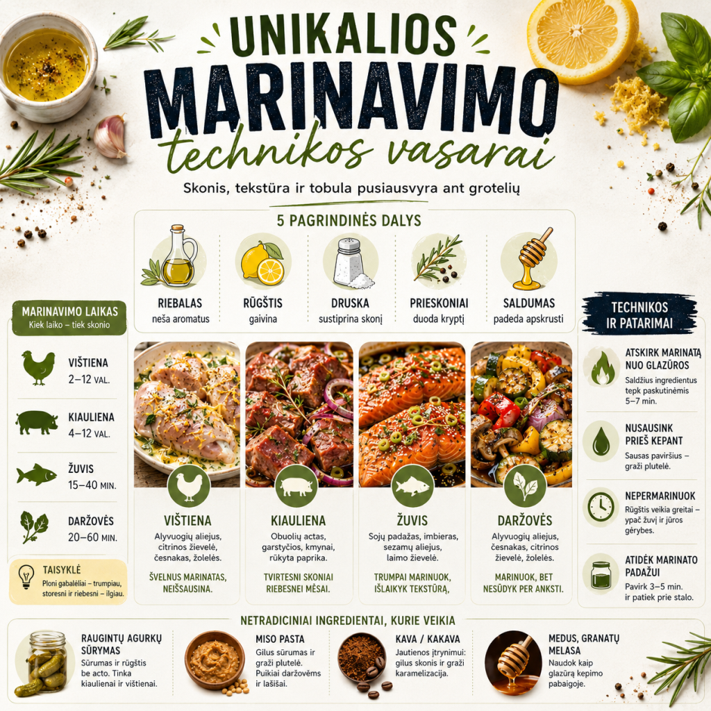 Unikalios marinavimo technikos vasarai
